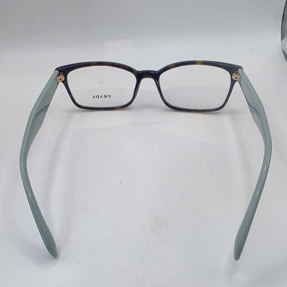 Prada Eyeglasses Frames VPR18T VIB-1O1 Blue Brown Tortoise Cat Eye 51-16-140 - Picture 6 of 6